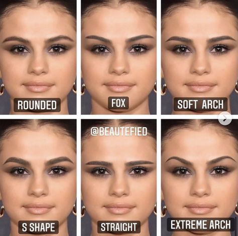 Selena Gomez Face Shape, Eyebrows For Face Shape, Makeup Masterclass, Brown Skin Makeup, Swag Makeup, Box Braids Hairstyles For Black Women, Body Figure, Makeup Eye Looks, Brow Shaping