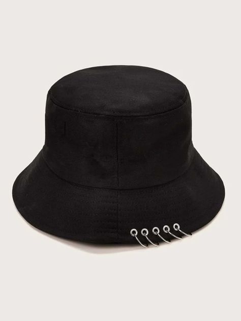 Aesthetic Bucket Hat, Kpop Hat, Bucket Hat Outfit, Pant Chains, Red Jordans, Black Bucket Hat, Luxury Hats, Bucket Hat Women, Stylish Caps