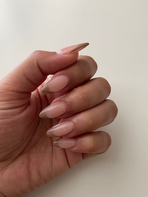 Beige French Nails, Beige French Tip, Beige French Tip Nails, Kawaii Nails, Tip Nails, French Tip Nails, Make Me Up, French Nails, Makeup Nails