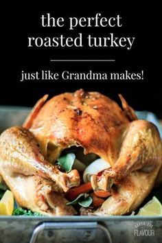 Cook Turkey In Oven, Oven Turkey, Turkey In Oven, Perfect Roast Turkey, Whole Turkey Recipes, Cook A Turkey, Recipe For Beginners, Roast Turkey Recipes, Gf Food