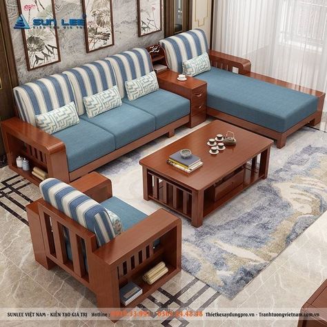 Funicher Design, Meja Sofa, Sofa Table Design, Furnitur Ruang Keluarga, Sofa Design Wood, Wooden Sofa Set Designs, Wooden Sofa Designs, Corner Sofa Design, Modern Sofa Set