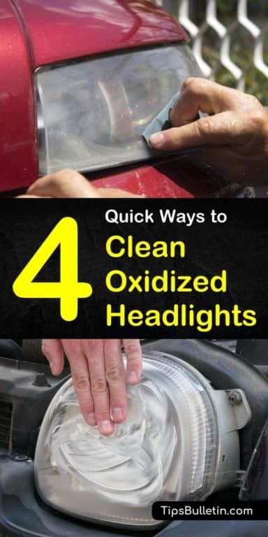 How To Clean Car Light Covers, Diy Cleaning Headlights Cars, How To Clean Car Lights Foggy Headlights, How To Clean Head Lights On A Car, Clean Car Headlights Diy, Cleaning Foggy Headlights Diy, Cleaning Car Headlights Diy, How To Clean Foggy Headlights On A Car, How To Clean Headlights On A Car Diy