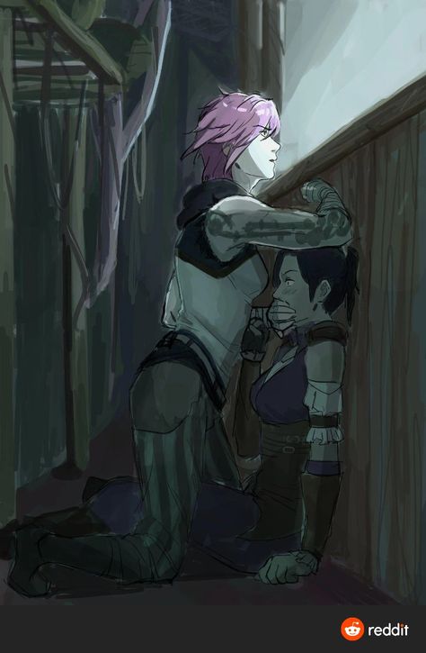 Vi X Caitlyn, Ekko League Of Legends, Vi Cosplay, League Of Legends Comic, Vi League Of Legends, Jinx League Of Legends, League Of Legends Characters, Lesbian Art, Jason Todd