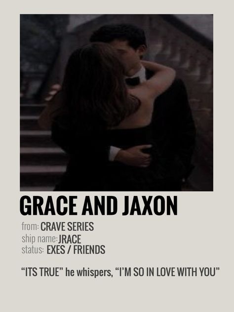 Grace And Jaxon Vega Crave, Jaxon And Grace Crave, Jaxon Vega, Crave Aesthetic, Serie Crave, Saga Crave, Crave Book, Crave Series, Witch Books