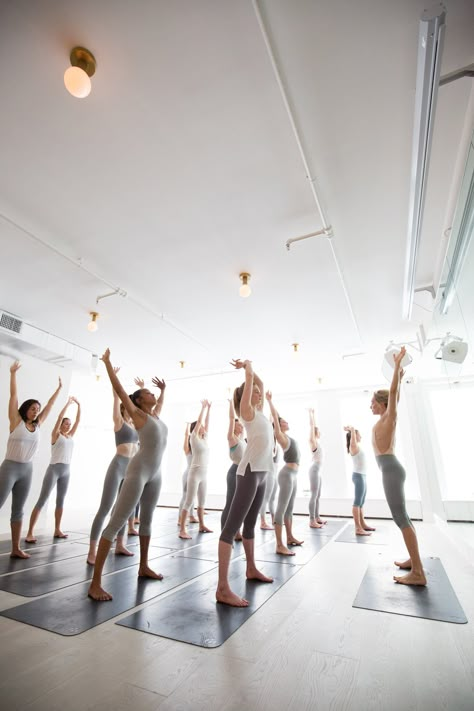 The Fitness Class That Made 3 Editors Cry (and Why They'd Go Back) Yoga Photoshoot, Yoga Studio Design, Yoga Photos, Fitness Photoshoot, Popsugar Fitness, Pilates Studio, Yoga Photography, Yoga Asanas, Dance Class