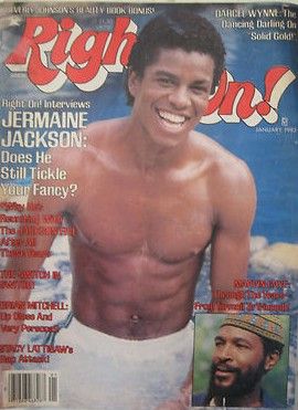 Right On!: Jermaine Jackson, 1983 Right On Magazine, Michael Jackson Photoshoot, Jermaine Jackson, Beverly Johnson, Jet Magazine, Music Genius, Ebony Magazine, Black Magazine, Photos Of Michael Jackson