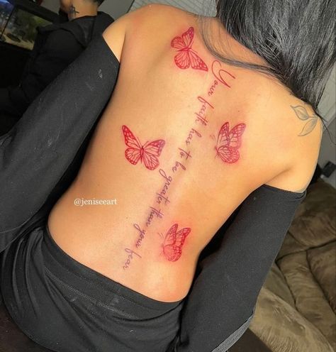 Cute Simple Tattoos, Butterfly Back Tattoo, Bauch Tattoos, Hand Tattoos For Girls, Pretty Hand Tattoos, Cute Hand Tattoos, Tattoos For Women Half Sleeve, Spine Tattoos For Women, Tasteful Tattoos