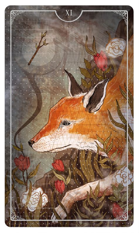 The Page of Wands - By Julia Iredale For the upcoming Ostara Tarot Deck Page Of Wands, Learning Tarot Cards, Surrealism Art, Tarot Cards Art, Tarot Learning, Minor Arcana, Tarot Art, Fox Art, Reading Tarot Cards