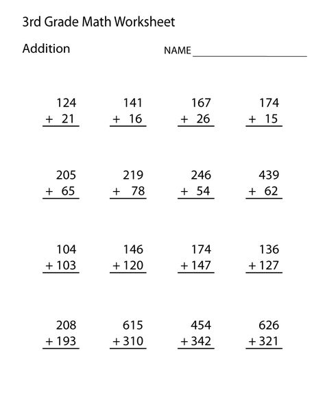 3rd Grade Math Worksheets - Best Coloring Pages For Kids Third Grade Worksheets, Third Grade Math Worksheets, Math Fact Worksheets, Math Addition Worksheets, Math Practice Worksheets, First Grade Math Worksheets, Free Printable Math Worksheets, 3rd Grade Math Worksheets, Math Sheets