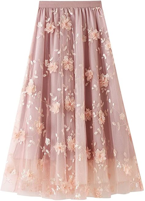 Semi Formal Skirts, Long Skirt Pattern, Womens Tulle Skirt, Gauze Skirts, High Waist Long Skirt, Tulle Long Skirt, Maxi Lace Skirt, Maxi Rok, Tulle Midi Skirt