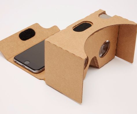 I highly recommending using my newest plans found here. They are simpler and use less cardboard.These plans are reverse engineered from the sample sent by the NY... Google Cardboard, Virtual Reality Technology, Vr Experience, Virtual Reality Headset, Vr Headset, Wearable Tech, 20 Gifts, Diy Cardboard, Computer System