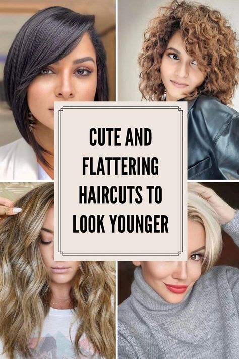 Women haircuts 39 Year Old Hair Styles, Hot Womens Haircuts, Hair Styles For Women In Their Late 30’s, 40s Mom Hair, Short Hair To Look Younger, Stylish Medium Haircuts For Women, What Hair Color Makes You Look Younger, Haircuts For 30s, Before And After Womens Haircuts