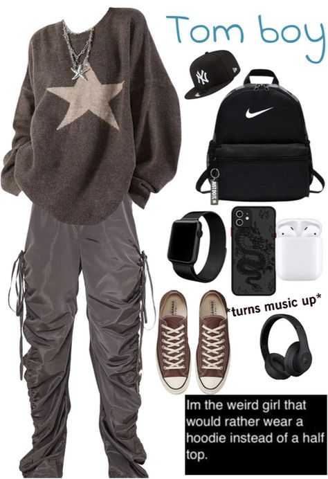 Tom Boy Aesthetic Girl, Aesthetic Outfit Ideas Tomboy, Tom Boy Outfits Ideas, Tom Boy Outfits Aesthetic, Tomboy Tank Top Outfit, Tom Boy Style Women, Tom Boy Outfits Girl, Tom Boy Astetic Girl, Acubi Fashion Tomboy