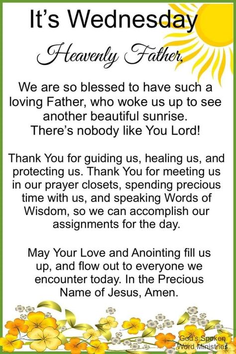 Thank you heavenly Father for waking us up to another day quotes wednesday happy wednesday hello wednesday beautiful wednesday quotes wednesday quotes images wednesday quotes and images happy wednesday message wednesday quotes for her happy wednesday pic quotes wednesday quotes wishes pics wednesday images and quotes ideas 2023 Quotes Wednesday, Wednesday Images, Wednesday Prayer, Christian Good Morning Quotes, Wednesday Morning Quotes, Beautiful Wednesday, Good Morning Prayer Quotes, Hello Wednesday, Wednesday Greetings