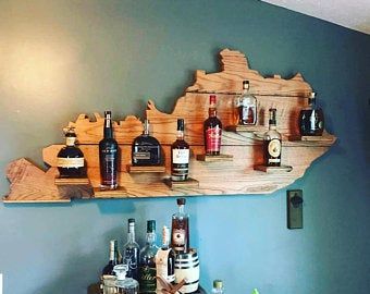 Bourbon Display, Whisky Cabinet, Bar Organization, Bourbon Room, Bourbon Bottle, Liquor Shelf, Whiskey Room, Airbnb Ideas, Barrel Projects