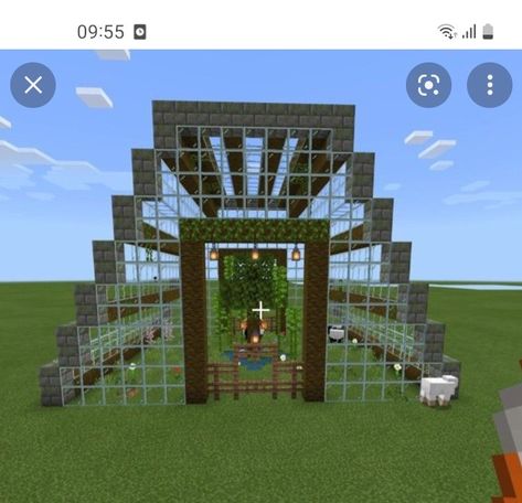 Minecraft Animal Enclosure Ideas, Minecraft Panda Habitat Ideas, Minecraft Enclosure Ideas, Panda House Minecraft, Minecraft Panda Farm, Animal Enclosure Minecraft, Panda Cage In Minecraft, Panda Sanctuary Minecraft, Panda Enclosure Minecraft