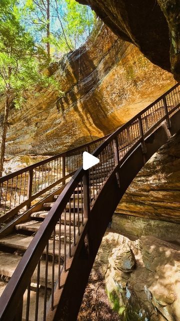 Britny McKibben on Instagram: "There's a fairytale forest in Ohio and it's called Hocking Hills State Park 🌿✨  Don't forget to save this post! 🙌  This will be my 2nd home the next couple of weeks as I have some amazing rentals to show you all! 🫶  Here are some ideas to get your Hocking Hills itinerary started...   Hiking 🥾🌿  Old Man's Cave (the most popular hike but it's so worth it) you'll see waterfalls, unique rock formations, and a recess cave. I recommend waking up at sunrise for this one for fewer crowds.   Ash Cave- one of the largest recess caves in the park with a waterfall (the waterfall is best seen in the winter and spring). This hike is paved and ADA accessible.   Cedar Falls- one of the largest waterfalls by volume. It does get pretty dry in the summer months but still b Cedar Falls Hocking Hills, Hocking Hills State Park, Fairytale Forest, Hocking Hills, Largest Waterfall, Rock Formations, Summer Months, Vacation Spots, Travel Ideas