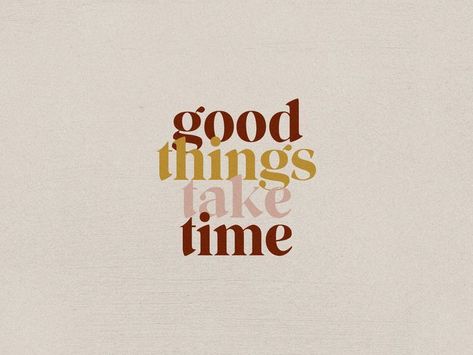 We live in an instant gratification society.  We need to stop.  The best of things take time. #inspiration #inspo #typography #quote #design #graphicdesign Design, Quotes, Modern Serif, The Words, Good Things, Orange, Red, White