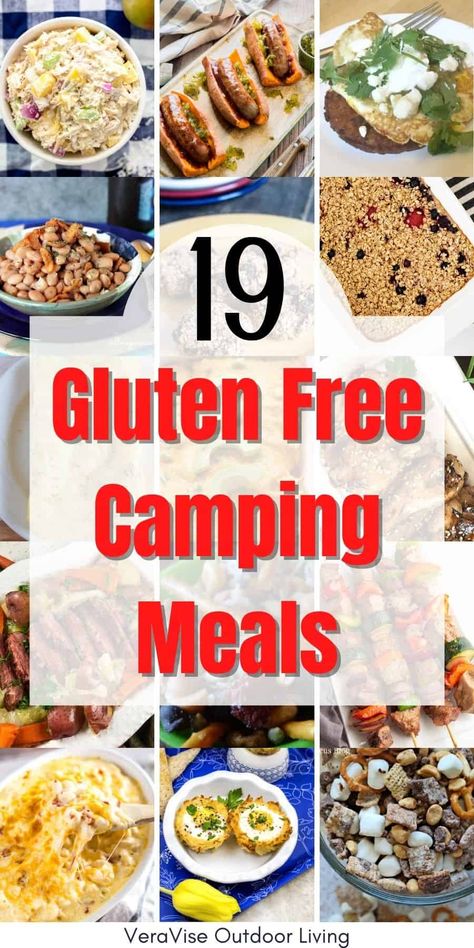 Gluten Free Camping Meals, Gluten Free Picnic, Gluten Free Camping, Camping Menu, Camping Lunches, Camping Desserts, Camping Snacks, Camping Breakfast, Camping Dinners