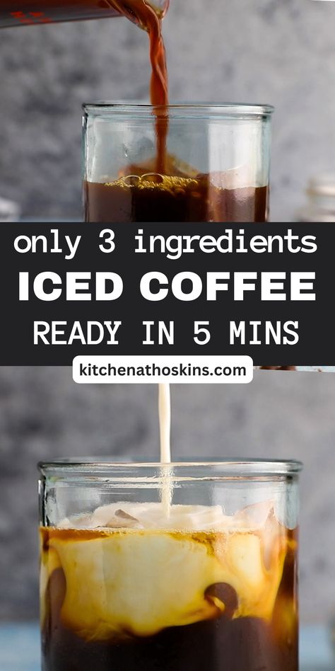 Thai Iced Coffee Recipe, Instant Iced Coffee Recipe, Homemade Summer Drinks, Instant Coffee Recipes, Thai Iced Coffee, Make Iced Coffee, Thai Coffee, Espresso Recipes, Cold Brew Iced Coffee