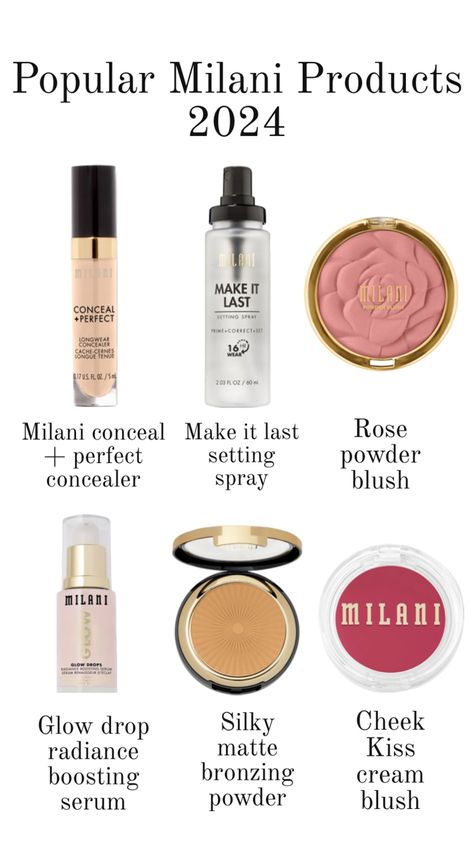 Popular Milani Products 2024 #milani @milani #makeup #makeupreview Milani Makeup, Makeup Reviews, Makeup, Make Up