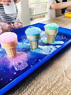 Ice Cream Preschool, Ice Cream Science, Crafts For All Ages, Summer Preschool Themes, Summer Lesson Plans, Preschool Summer Camp, Summer Preschool Crafts, Summer Lesson, Ice Cream Crafts