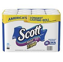 Scott 1100 Unscented Bath Tissue Bonus Pack, 1-ply (36 Rolls = 1100 Sheets Per Roll)- Individually Wrapped Toilet Paper Best Toilet Paper, Bathroom Tissue, Sams Club, Get The Job, Toilet Paper, Cleaning Supplies, Biodegradable Products, Gum, Acrylic Nails