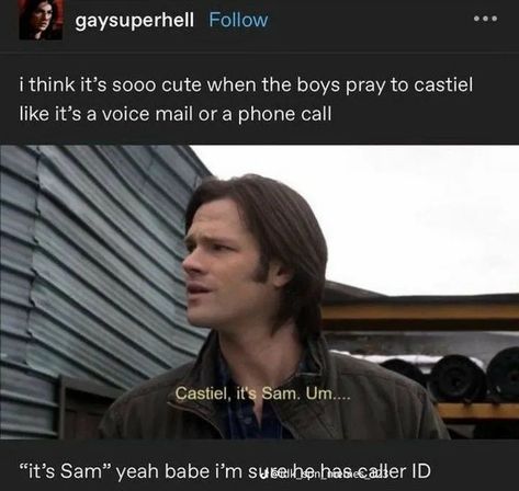 Supernatural Tumblr, Spn Memes, Supernatural Destiel, Supernatural Memes, Supernatural Funny, Supernatural Cast, Supernatural Fandom, Super Natural, Destiel