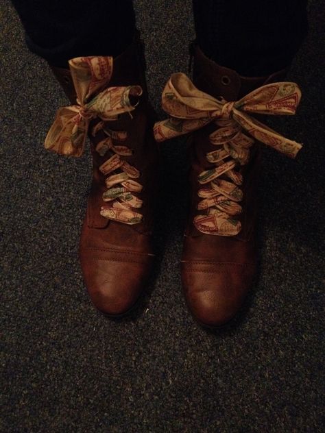 Combat boots with ribbons instead of laces! Literally just thought of this idea today. Ribbon Laces Boots, Ribbon Laces, Lace Boots, Anklets, Combat Boots, Jewelry Accessories, Ribbon, Lace Up, My Style