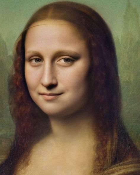 Mona Lisa Original Painting, Famous Historical Figures, Model Face, Celebrity Portraits, Human Face, Wonderful World, Digital Portrait, Oil Painting Landscape, Portrait Drawing