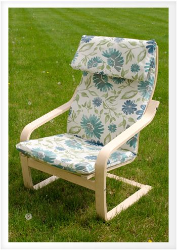 Ikea Patio Furniture, Ikea Patio, Ikea Chair Cover, Ikea Outdoor Furniture, Diy Chair Cushions, Poang Chair, Ikea Poang Chair, Ikea Outdoor, Fleece Projects