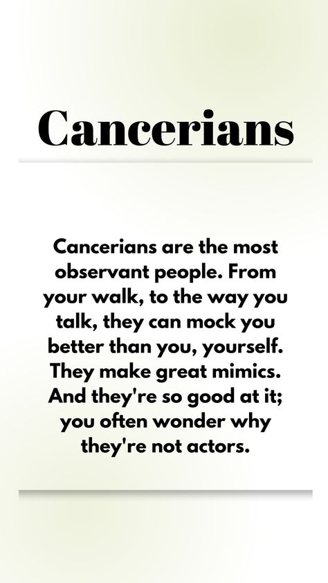 22cancerian22 Cancerian Woman Facts, Cancerian Facts, Cancerian Aesthetic, Cancerian Quotes, Cancerian Woman, Crabby Patty, Type 5 Enneagram, Best Zodiac Sign, Zodiac Funny