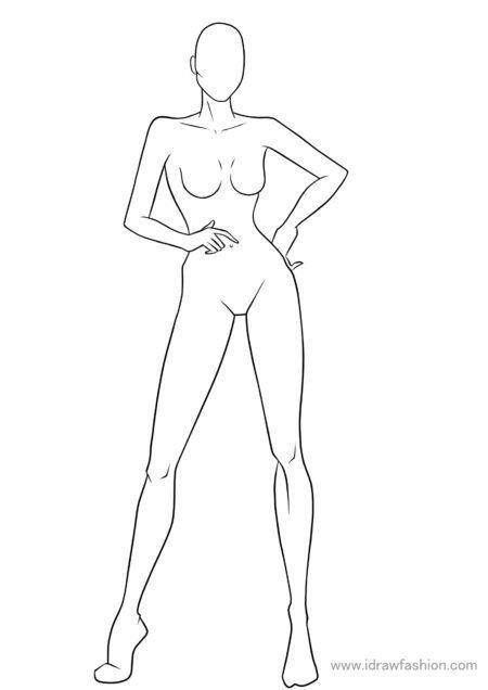 Fashion Template 27 – I Draw Fashion | Fashion model sketch, Fashion figure drawing, Fashion illustration poses Model For Fashion Illustration, Fashion Design Base Model, Fashion Illustration Body Figure Drawing, Figurini Moda Pose Base, Fashion Sketch Template Figure Drawing, Fashion Croquis Poses Templates, How To Draw A Model, Body Drawing Fashion Design, Model Sketch Fashion Figure Drawing