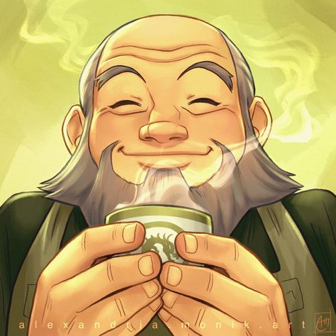 Iroh Avatar Fan Art, Avatar The Last Airbender Uncle Iroh, Uncle Iroh Pfp, Uncle Iroh Wallpaper, Uncle Iroh Art, Atla Iroh, Avatar Uncle Iroh, Uncle Iroh Tattoo, Uncle Iroh Tea