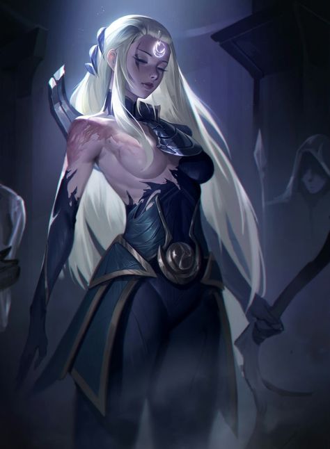 Diana Lol, Diana League Of Legends, Dnd Cleric, Evelynn League Of Legends, League Of Legends Poster, Champions League Of Legends, Akali League Of Legends, League Of Legends Characters, Epic Photos