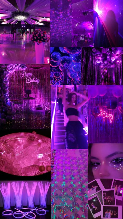 15 Bday Party Ideas Aesthetic, Party Themes Euphoria, Euphoria Themed Party Ideas, Euphoria 21st Birthday, 17 Birthday Themes Party Ideas, Euphoria Aesthetic Birthday Party, Violet Birthday Theme, Euphoric Aesthetic Wallpaper, Sweet 16 Euphoria Theme