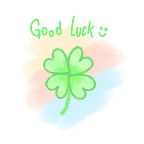 Four Leaf Clover Wallpaper, Good Luck Cute, Good Luck For Exams, Lucky Quotes, Avatar Facebook, Quotes Icons, Cheer Up Quotes, Lucky Wallpaper, I Love You Honey