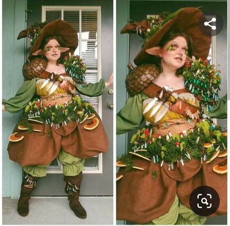 Mushroom Costume, Ren Faire Outfits, Woodland Elf, Ren Faire Costume, Elf Cosplay, Fairy Cosplay, Fair Outfits, Larp Costume, Elf Costume