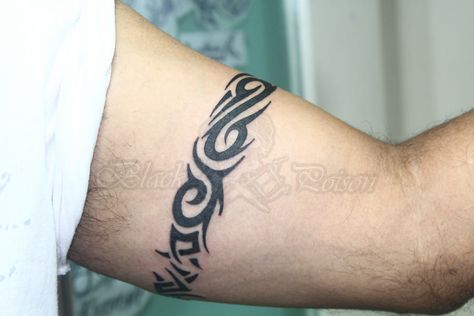 Arm Band Tattoo - Black Poison Tattoo Studio Tattoos Pulseras, Poison Tattoo, Wrist Band Tattoo, Band Tattoos For Men, Forearm Band Tattoos, Band Tattoo Designs, Armband Tattoo Design, Bicep Tattoo, Arm Band Tattoo