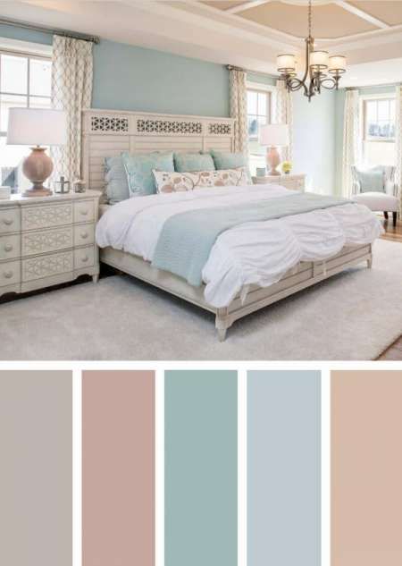 9+ Romantic Bedroom Pastel Color Scheme Ideas Gallery -  -  #bedroompastelcolorsideas Check more at https://color-combination.com/9-romantic-bedroom-pastel-color-scheme-ideas-gallery/ Beautiful Bedroom Colors, Best Bedroom Colors, Bedroom Color Combination, Bedroom Colour Palette, Aesthetic Boho, Room Color Schemes, Bedroom Color Schemes, Bedroom Paint Colors, Boho Room