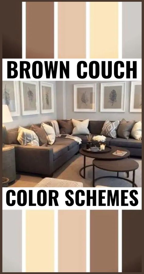 Couch Decorating Ideas, Brown Couch Living Room Decor, Cozy Grey Living Room, Brown Couch Decor, Dark Brown Couch Living Room, Brown Sofa Living Room, Living Room Stands, Brown Couch Living Room, Promise Land