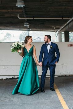 Untitled Blue Suit Green Dress, Tuxedo Wedding Guest, Emerald Wedding Dress, Emerald Wedding Dresses, Construction Project Manager, Women Wedding Suit, Navy Blue Groom, Suit For Prom, Blue Groomsmen