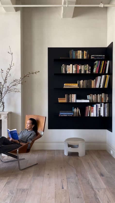 Small Library Office Room Ideas, Nam Dang Mitchell, Ny Library, Decorating With Books, Write Ups, Small Library, Dream Library, Library Design, Gallery Design