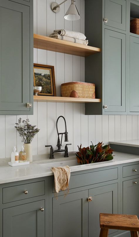 Mudroom Laundry Room, Gray Cabinets, Bedroom Remodel, Rehoboth Beach, Kitchen Farmhouse, Laundry Mud Room, Unique Kitchen, Black Kitchens, Beautiful Kitchens