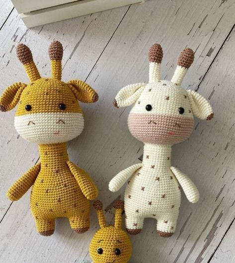 Diy Crochet Doll, Crochet Baby Gifts, Giraffe Crochet, Crochet Horse, Easy Crochet Animals, Pola Amigurumi, Bead Embroidery Tutorial, Crochet Animals Free Patterns, Basic Crochet