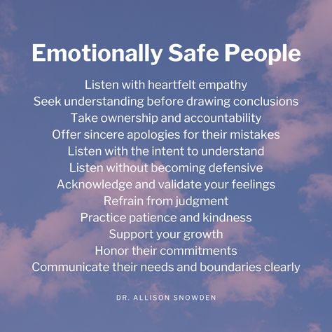 Signs Of Emotional Maturity, How To Create Emotional Safety, How To Become More Emotionally Available, Emotional Contagion, Therapy Reminders, Emotional Validation, Manifest Healing, Healing Emotions, Emotionally Safe