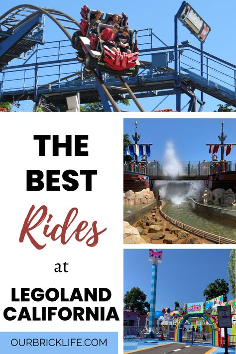 best rides at Legoland California Legoland California Tips, Legoland California Rides, Lego Land California, Scary Rides, Traveling Goals, Best Roller Coasters, Legoland California, San Diego Vacation, Lego Land