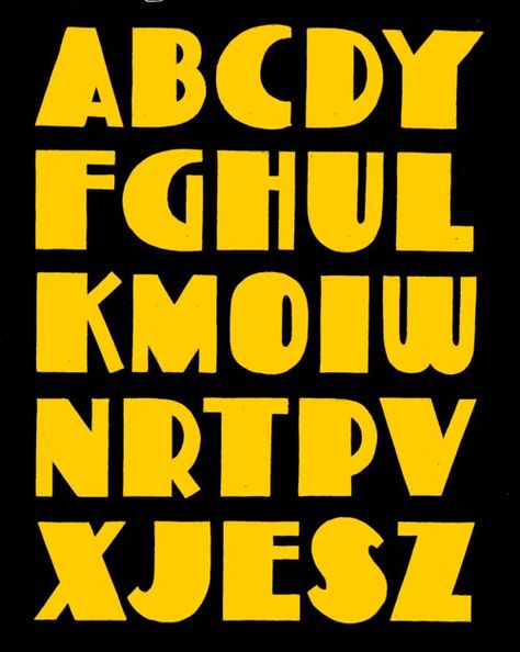 Font Idea, Alfabet Font, Missing Letters, Large Font, Typography Alphabet, Display Typeface, Graffiti Alphabet, Lettering Alphabet Fonts, Font Inspiration