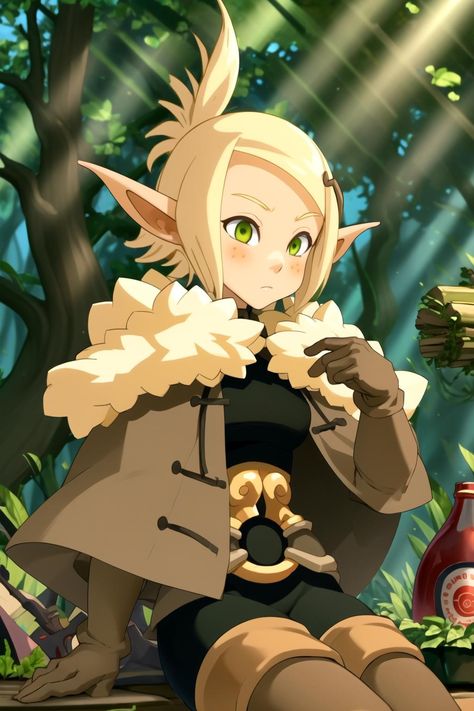 Evangeline Wakfu, Blonde Warrior, Wakfu Evangelyne, Green Eyes Blonde, Wakfu Manga, Doremi Magique, French Anime, Creepypasta Cute, Anime Backgrounds Wallpapers