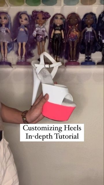 Diy Shoes Heels, Diy High Heels, Custom Heels, Making Shoes, Pleaser Heels, Pleaser Shoes, Modge Podge, Heels Outfits, Closet Goals